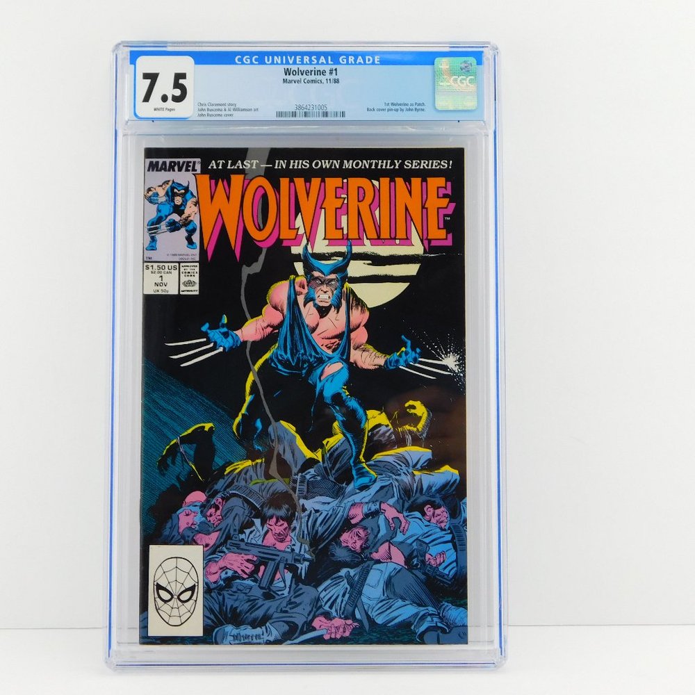WOLVERINE 1 CGC 7.5 1988 1st Patch Chris Claremont
